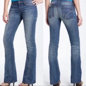 Joe's Jeans The Rocker Low Rise Flare Sz 29 Hannah Wash NWT Y2K